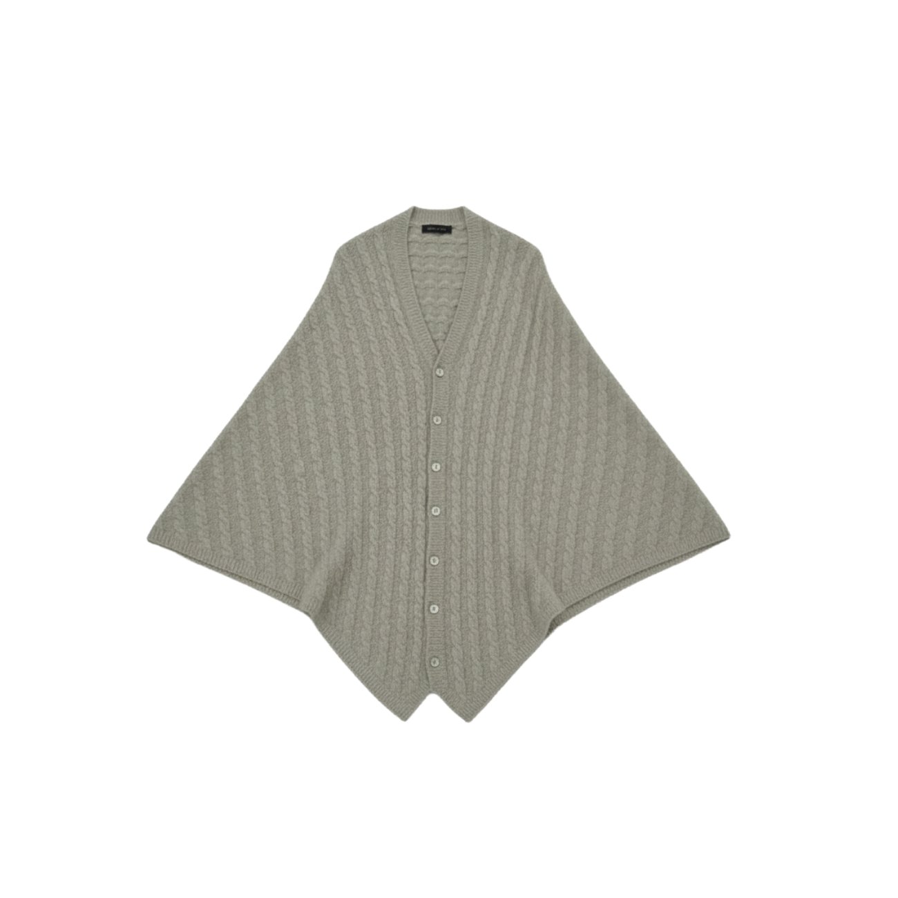 THE CABLE-KNIT CASHMERE CAPE
