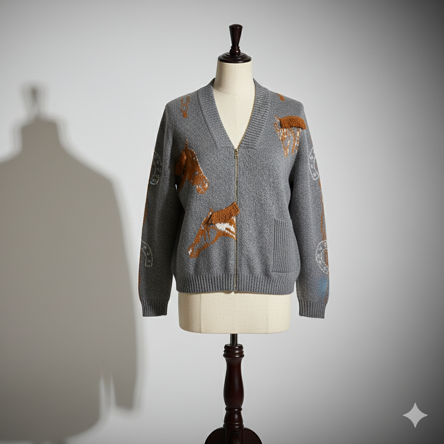 THE EQUESTRIAN SPIRIT CARDIGAN