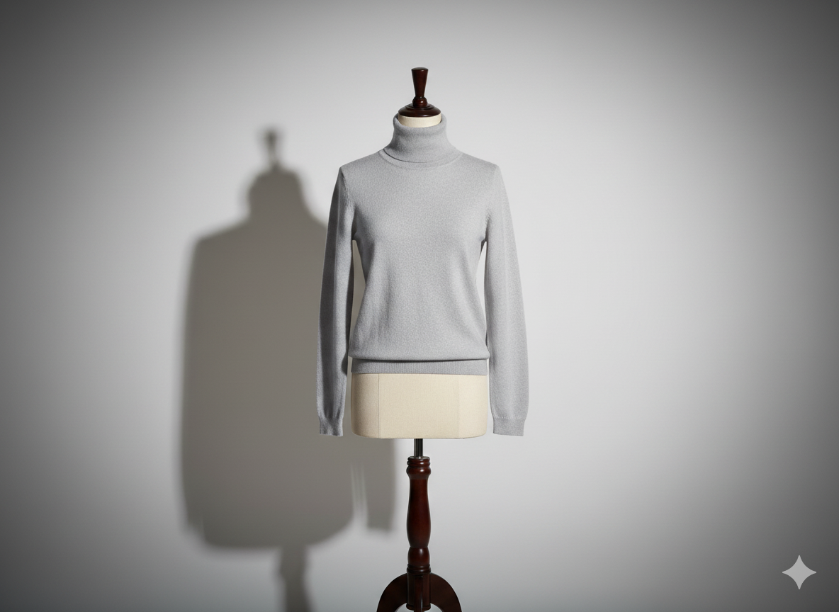 THE MIST BEIGE TURTLENECK