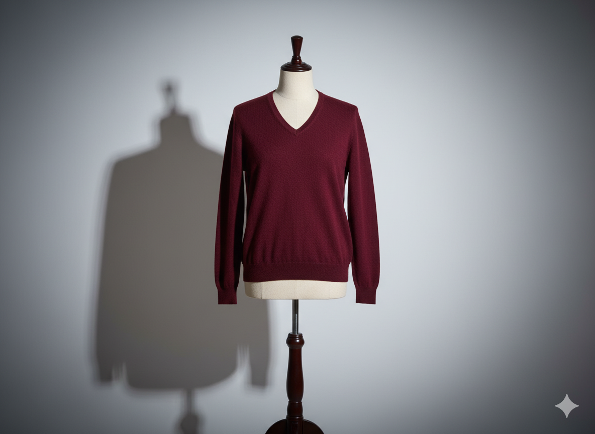 THE ESSENCE CASHMERE V-NECK SWEATER