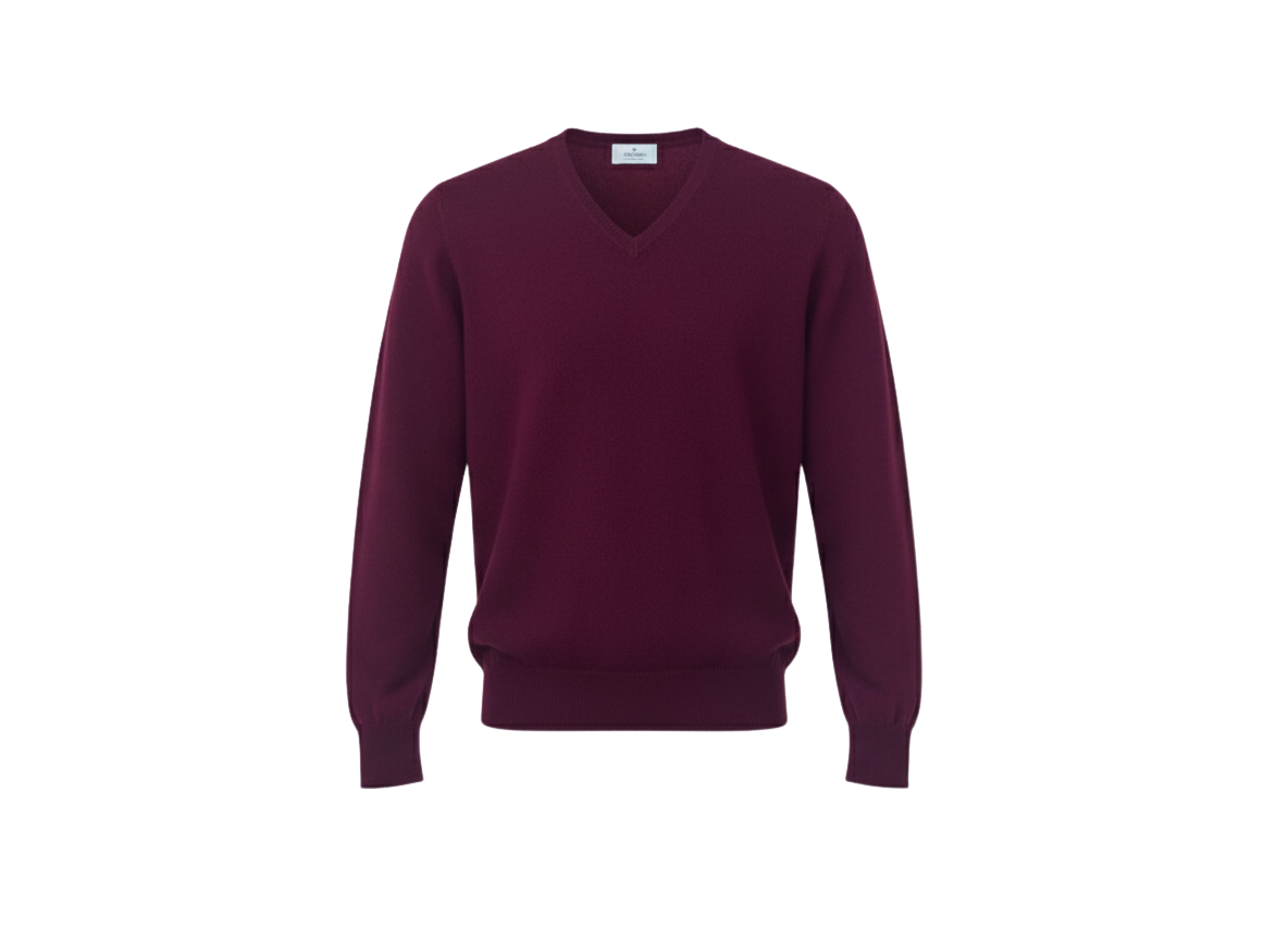 THE ESSENCE CASHMERE V-NECK SWEATER