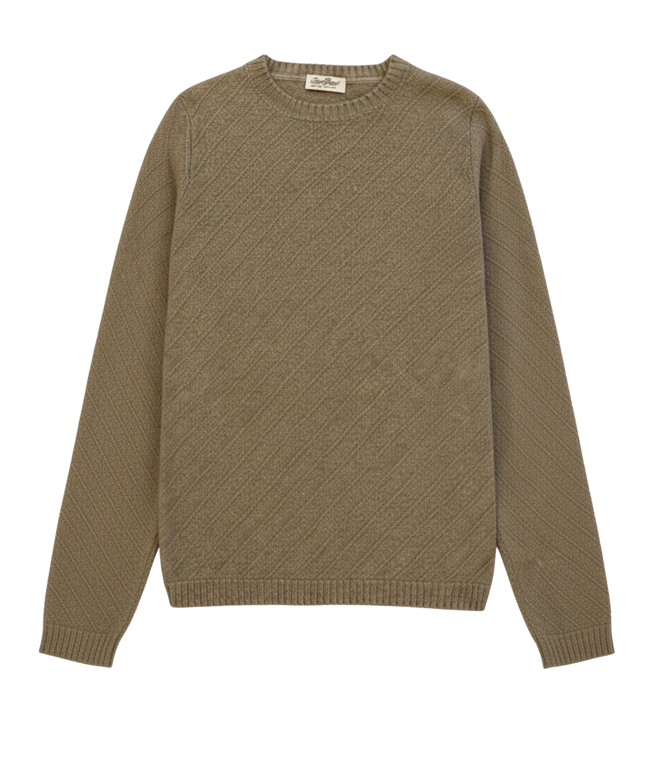 THE TEXTURED CASHMERE SWEATER