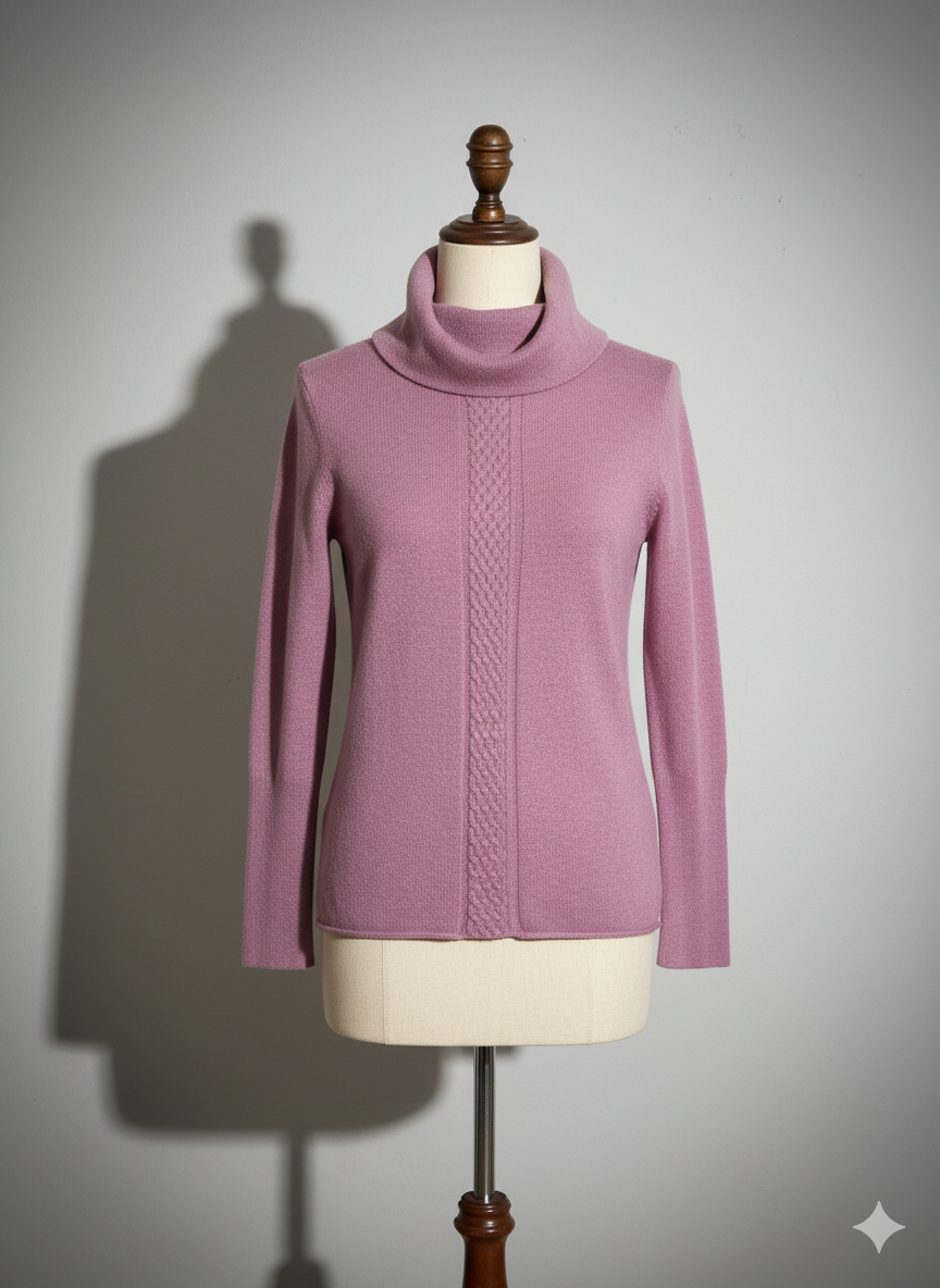 THE CABLE CASHMERE TURTLENECK