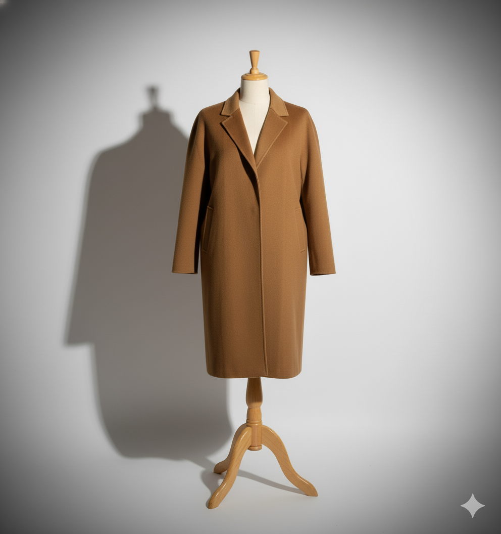 THE ESSENTIAL CASHMERE COAT IN CAMEL