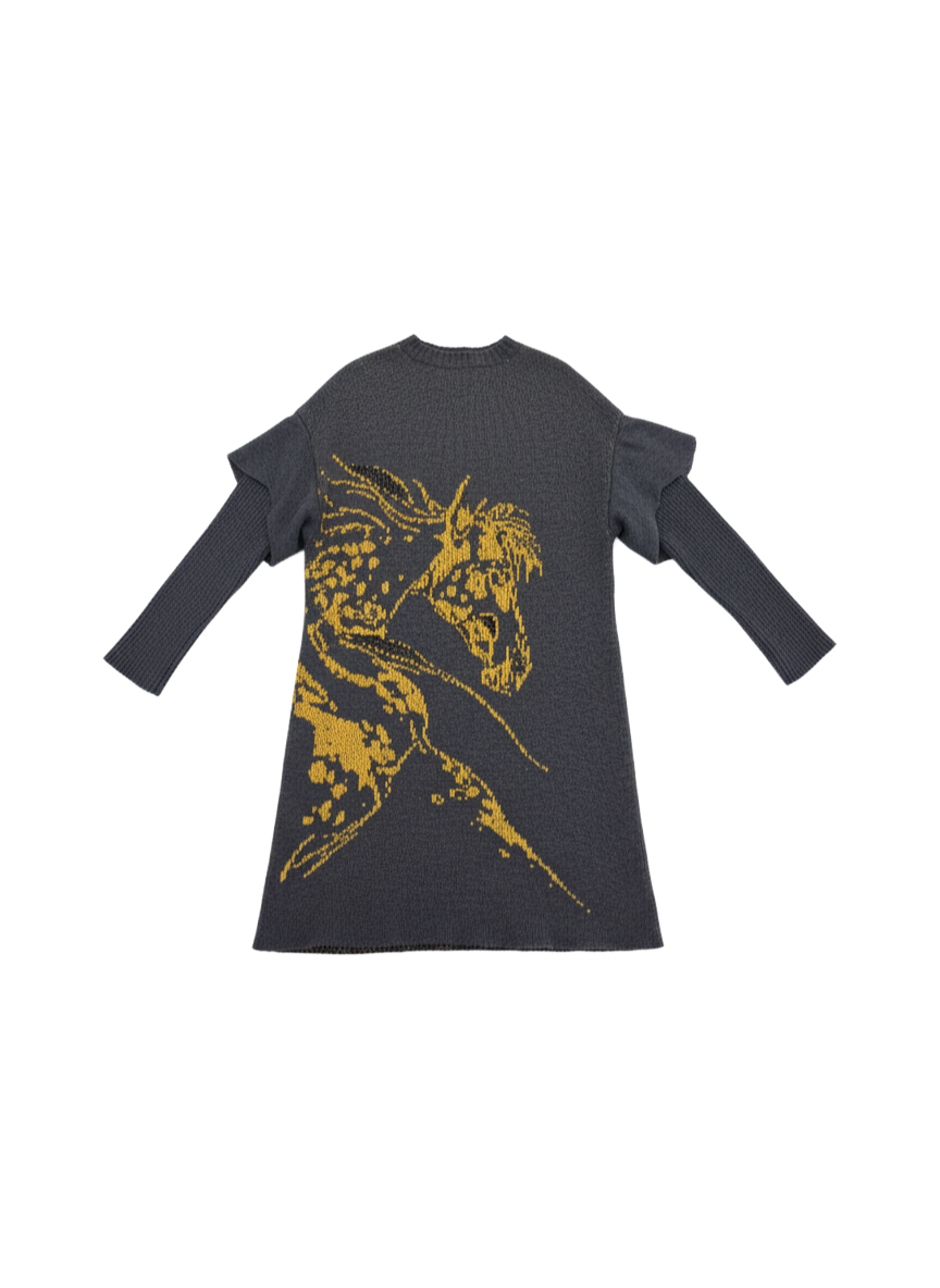 THE EQUESTRIAN CASHMERE DRESS