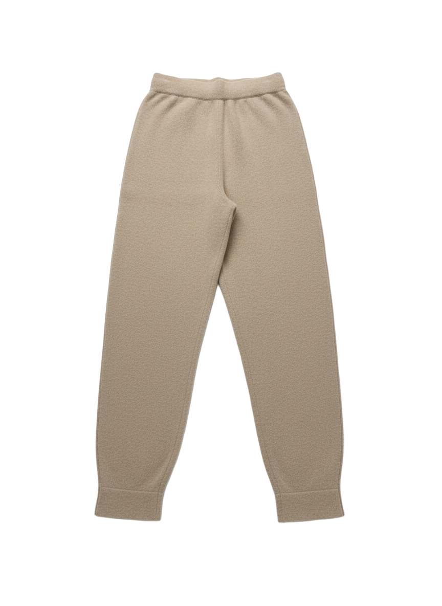 THE CASHMERE JOGGER IN BEIGE