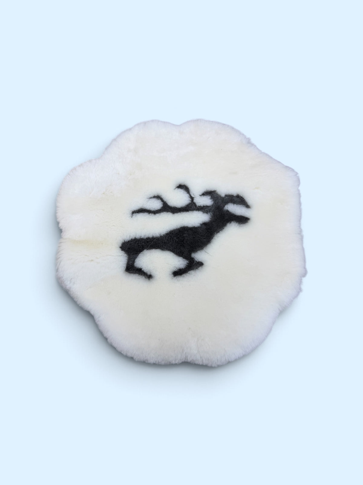 White Deer sheepskin seat pad