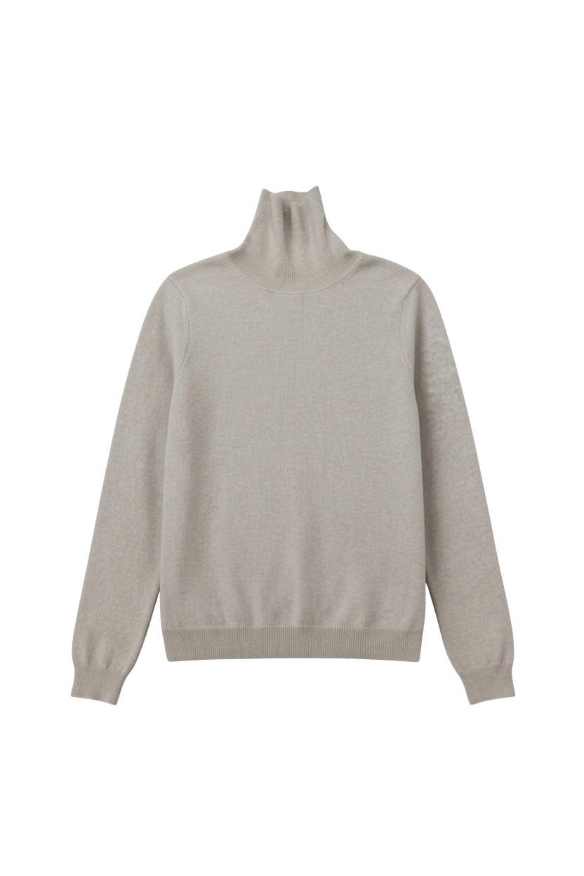 THE MIST BEIGE TURTLENECK